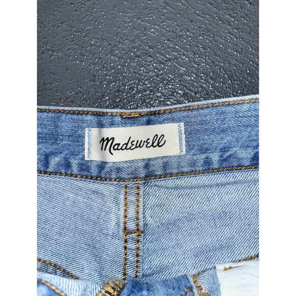 Madewell Women's Perfect Summer Jeans Light Wash Blue High Waisted Denim Size 25 - Picture 7 of 12